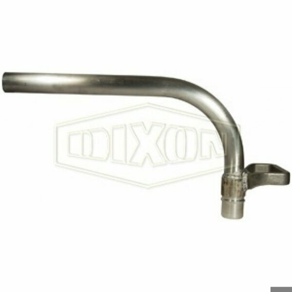 Dixon FloMAX Fill Receiver, 1 in Nominal, Quick Connect Coupler x Tube, Aluminum, Domestic GFR1-90